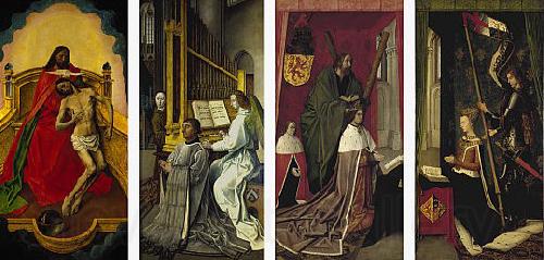 Hugo van der Goes The Trinity Altarpiece Germany oil painting art
